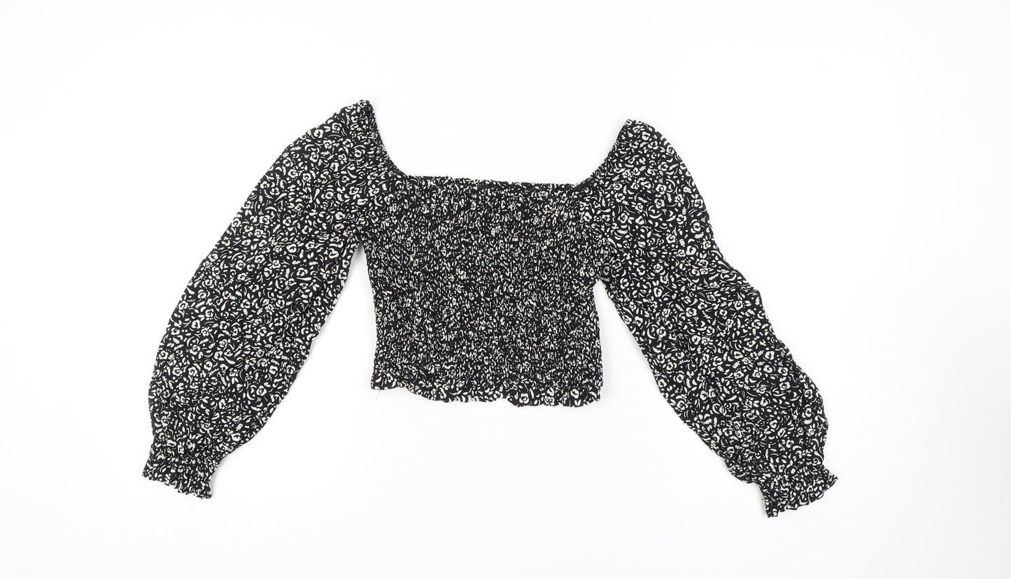 Womens UK Size 8 nobody's child Black  Blouse