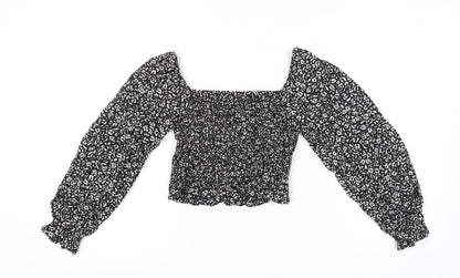 Womens UK Size 8 nobody's child Black  Blouse