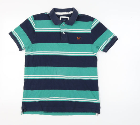 Crew Clothing Company Men's Striped Polo M Multicoloured