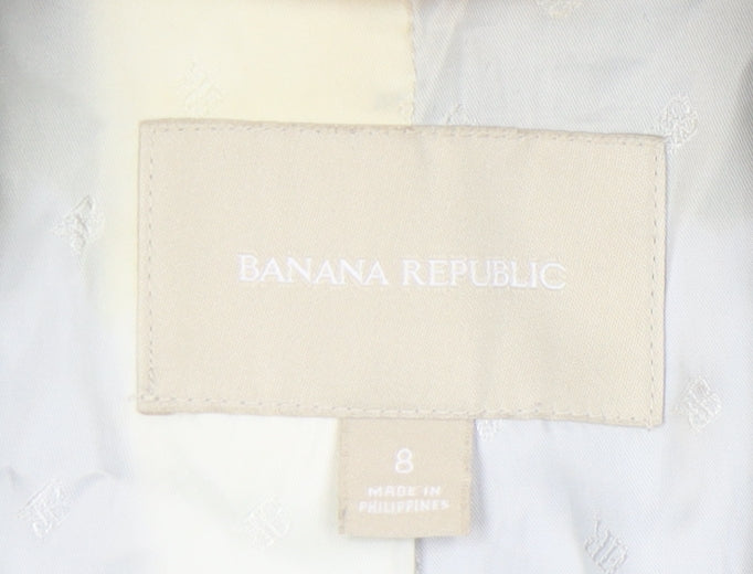 Banana Republic Blue Blazer Women Size 8 Double Breasted