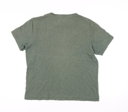 Mens UK Size L Farah Green  T-Shirt