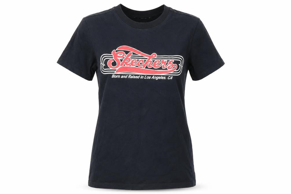 Unisex Adults UK Size XS Skechers Black Basic T-Shirt