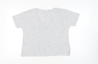 Womens UK Size 12 Crew Clothing Company White Basic T-Shirt