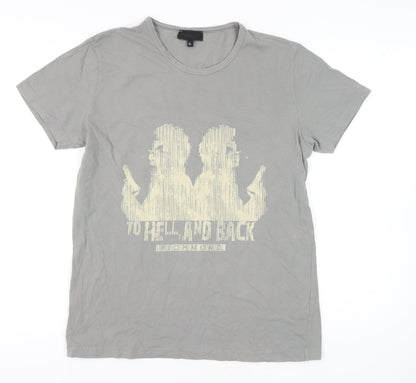 Richmond Denim Grey Graphic Print XL T-Shirt