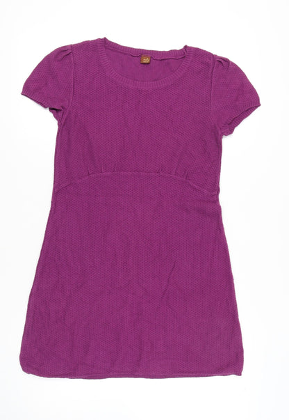 Molly Anne Purple Cotton Women's Dress M