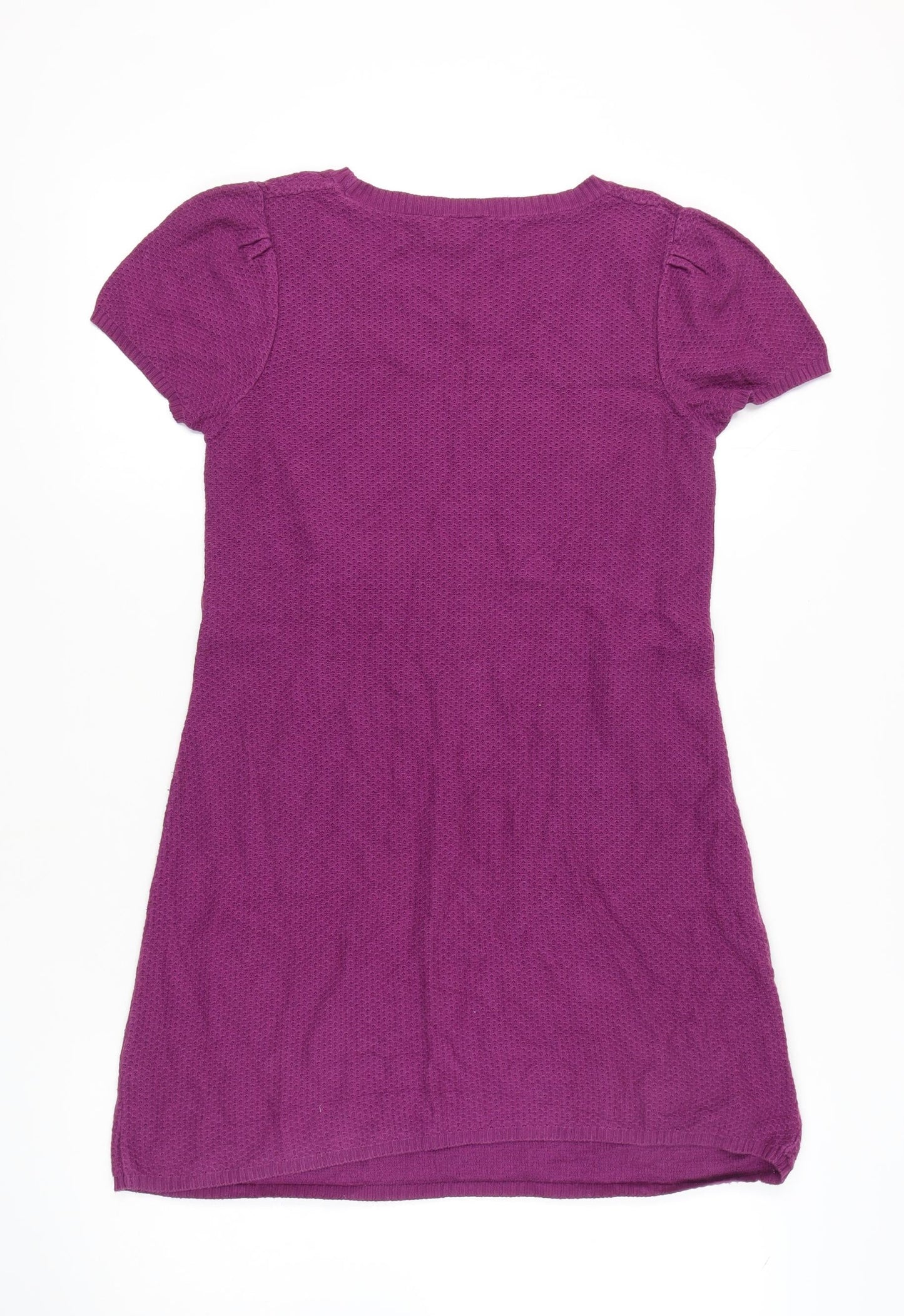 Molly Anne Purple Cotton Women's Dress M