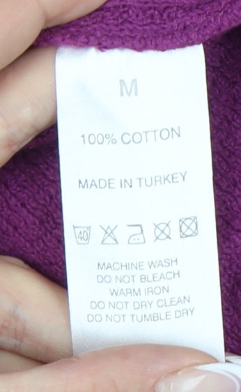 Molly Anne Purple Cotton Women's Dress M