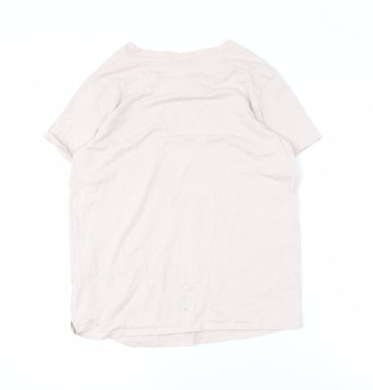 Womens UK Size 10 Disney at George Pink Basic T-Shirt
