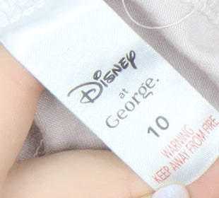 Womens UK Size 10 Disney at George Pink Basic T-Shirt