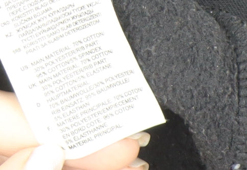 Adidas Men's Black Pullover Hoodie Size L