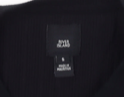 River Island Men's Black Crew Neck T-Shirt, Size S