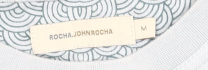 Rocha John Rocha Men's Blue Long Sleeve Shirt M