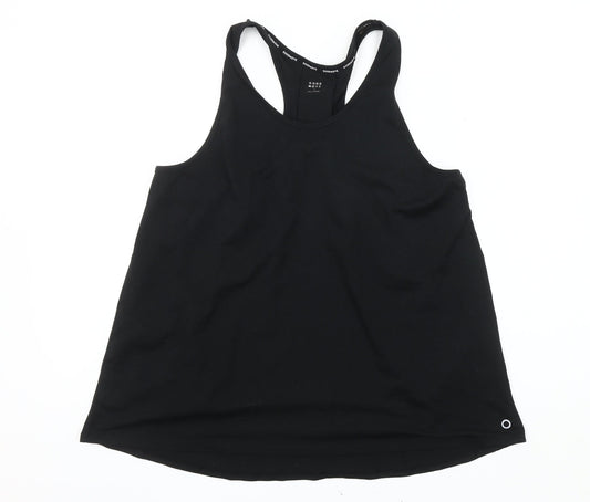 Marks and Spencer Women's Black Tank Top Size 10