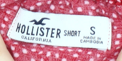 Hollister Women's Red Polka Dot Slip Dress S