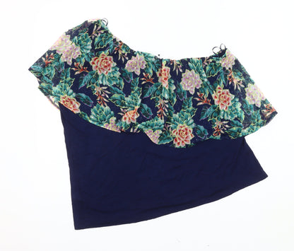 Per Una Floral Off Shoulder Top, Women, Size 16, Multicoloured