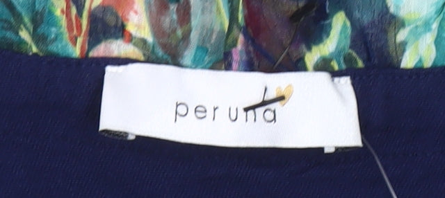 Per Una Floral Off Shoulder Top, Women, Size 16, Multicoloured