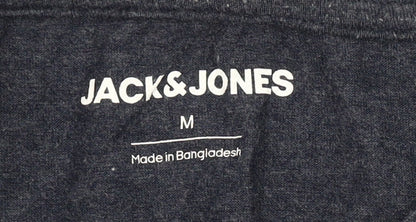 Mens UK Size M JACK & JONES Blue  T-Shirt