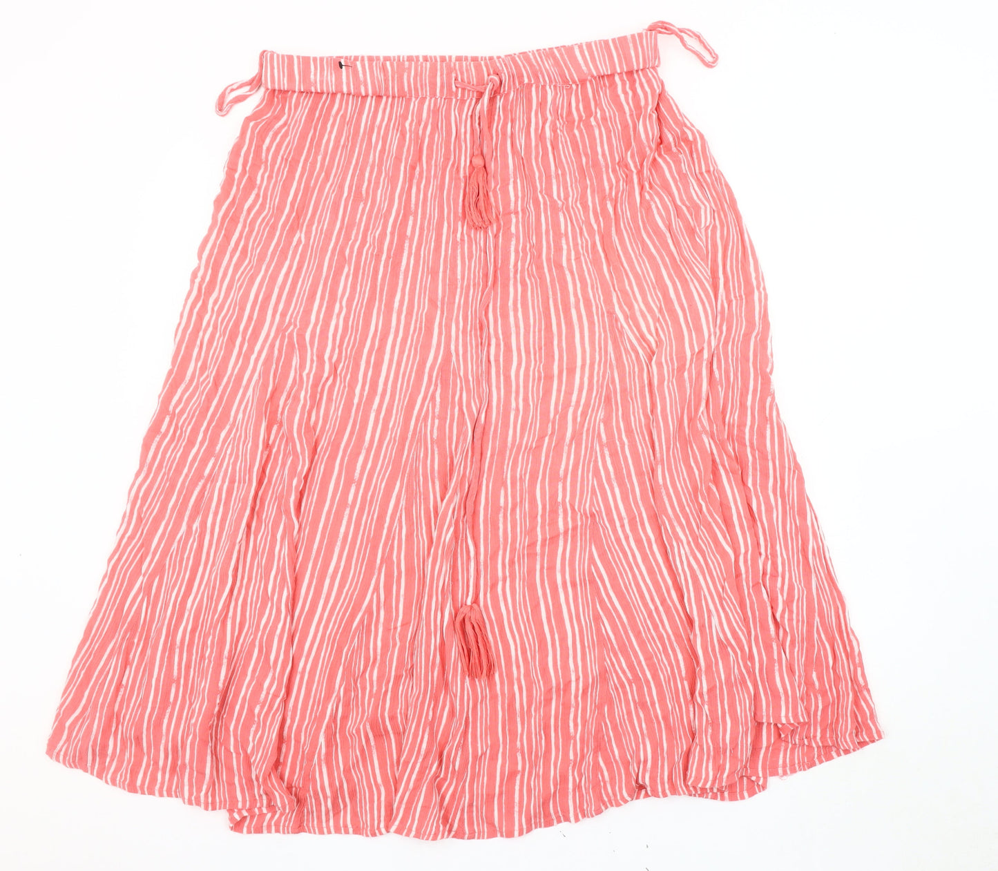 Bonmarché Women's Pink Striped Skirt, Size 16