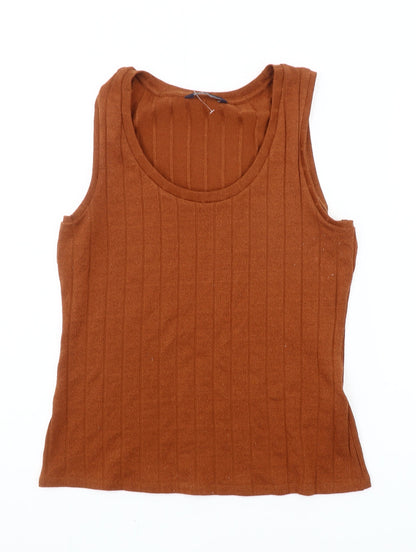 Womens UK Size S Marks and Spencer Brown  Tank