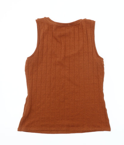 Womens UK Size S Marks and Spencer Brown  Tank