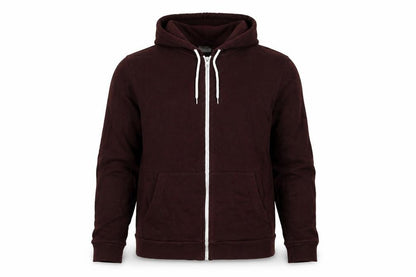Mens UK Size S ASOS Red Full Zip Hoodie