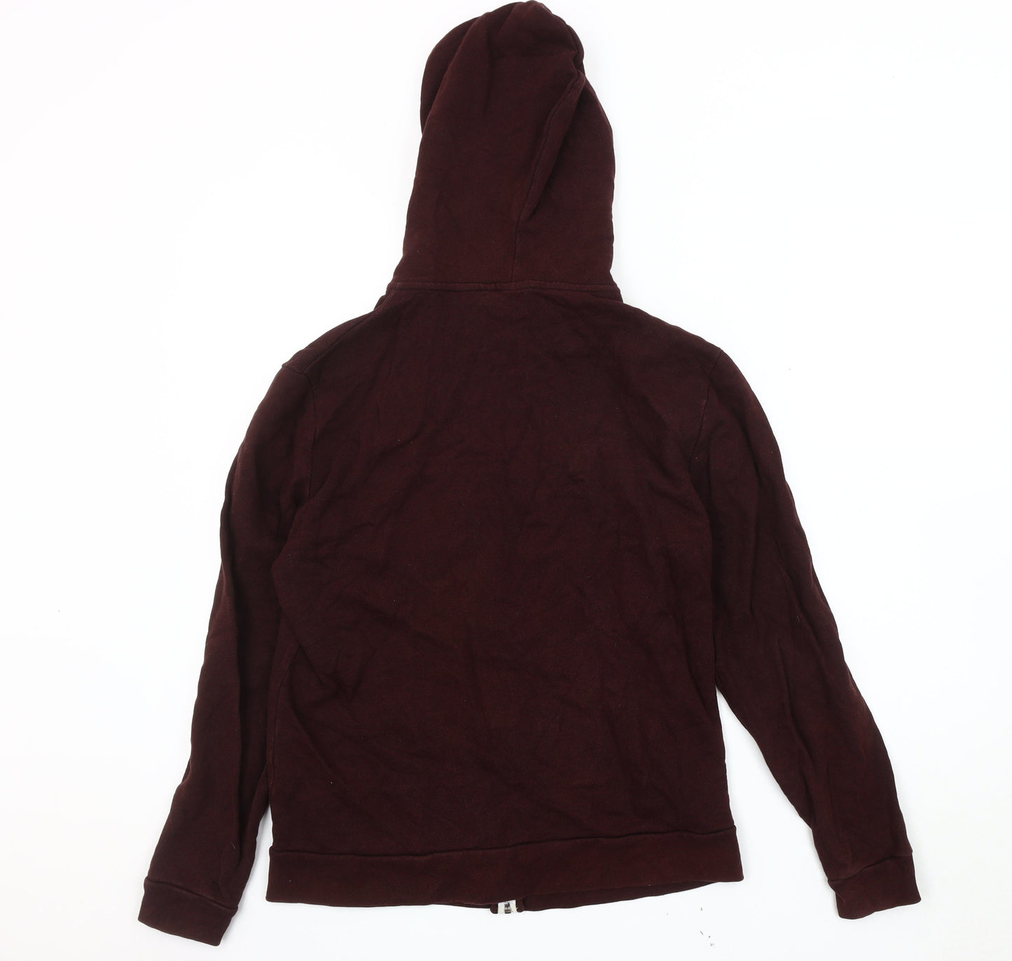 Mens UK Size S ASOS Red Full Zip Hoodie