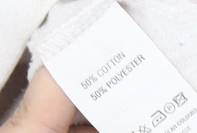 ISAWITFIRST Men's White Pullover Hoodie, Size S