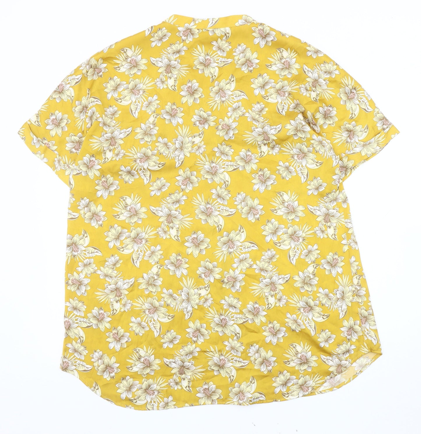 Womens UK Size 14 Marks and Spencer Yellow  Blouse