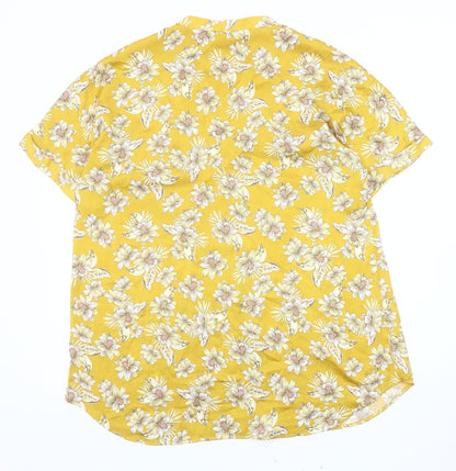 Womens UK Size 14 Marks and Spencer Yellow  Blouse