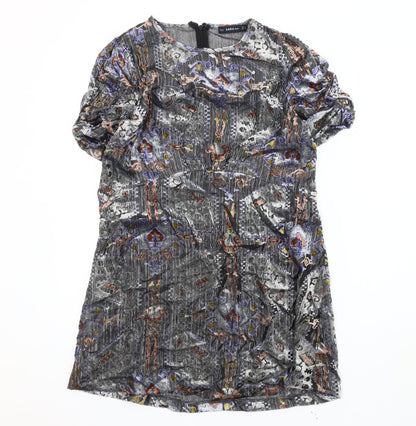 Zara Women's Multicoloured Short Dress Size 10