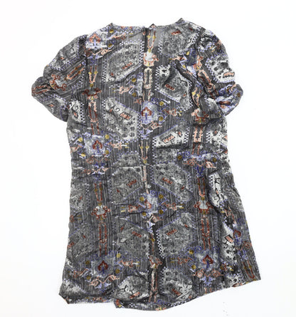 Zara Women's Multicoloured Short Dress Size 10
