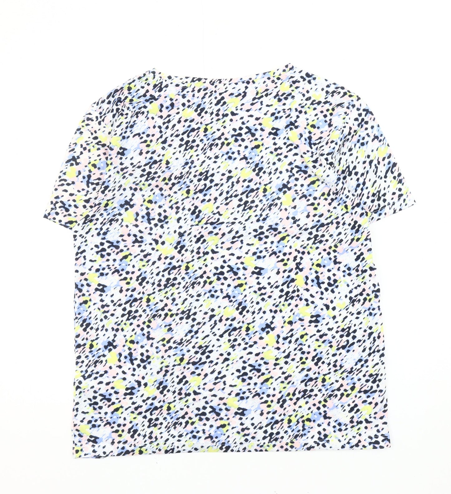Womens UK Size 8 Marks and Spencer Multicoloured Basic T-Shirt