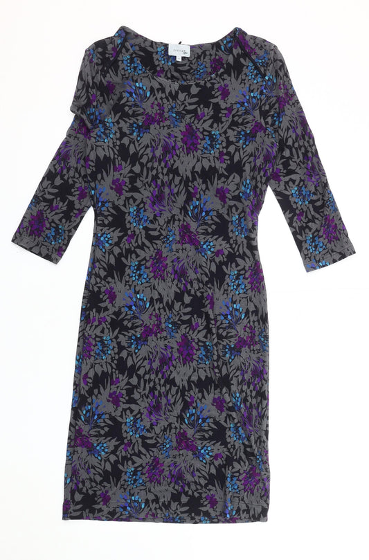 Jigsaw Women's Multicoloured Floral Dress M