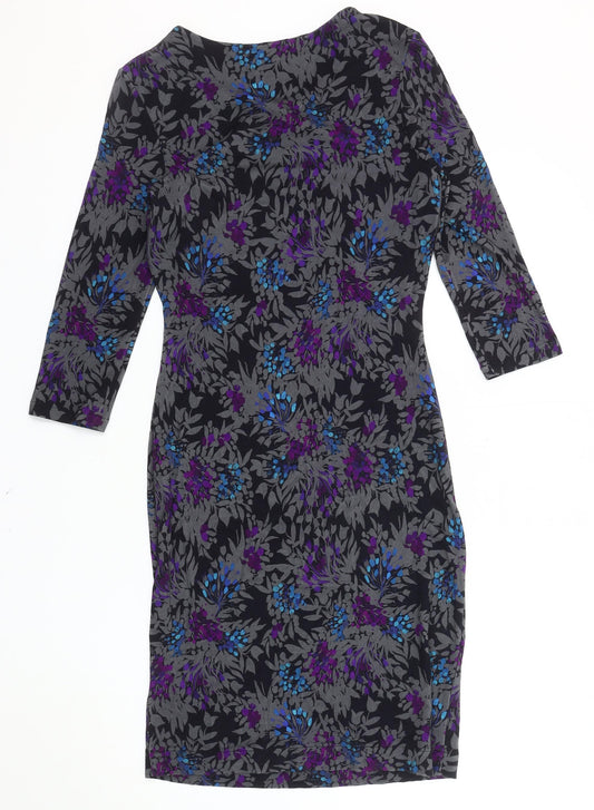 Jigsaw Women's Multicoloured Floral Dress M
