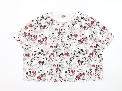 George Women's Multicoloured Cartoon T-Shirt Size L