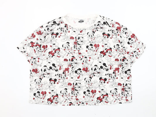 George Women's Multicoloured Cartoon T-Shirt Size L