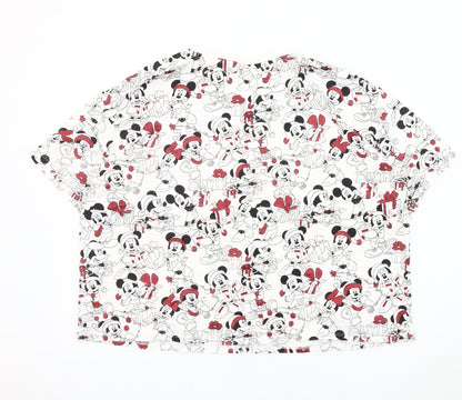 George Women's Multicoloured Cartoon T-Shirt Size L