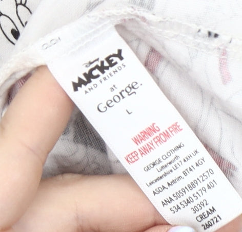 George Women's Multicoloured Cartoon T-Shirt Size L