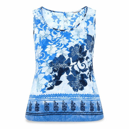 Womens UK Size 8 Marks and Spencer Blue  Tank