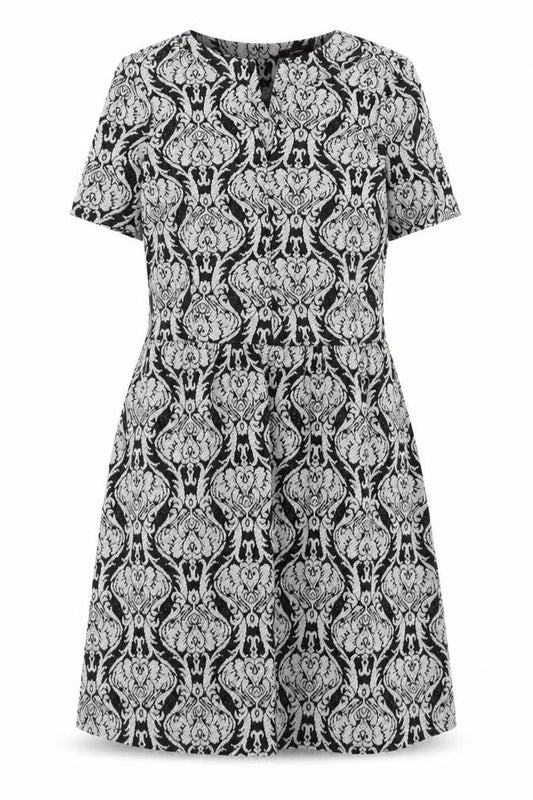 Therapy Women's Black White Dress Size 12 Geometric