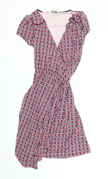 Boden Women's Geometric Dress, Multicoloured, Size 12