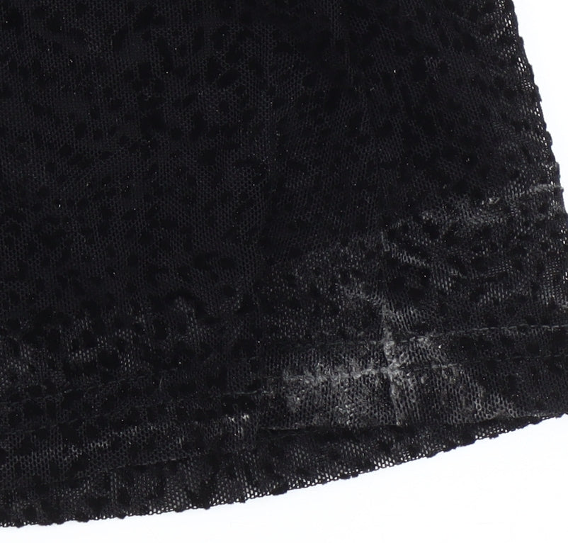 Womens UK Size XS ICHI Black  Blouse