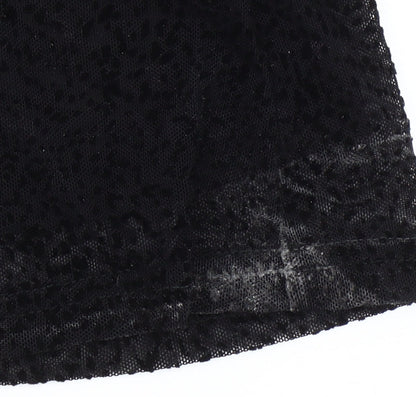 Womens UK Size XS ICHI Black  Blouse