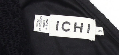 Womens UK Size XS ICHI Black  Blouse