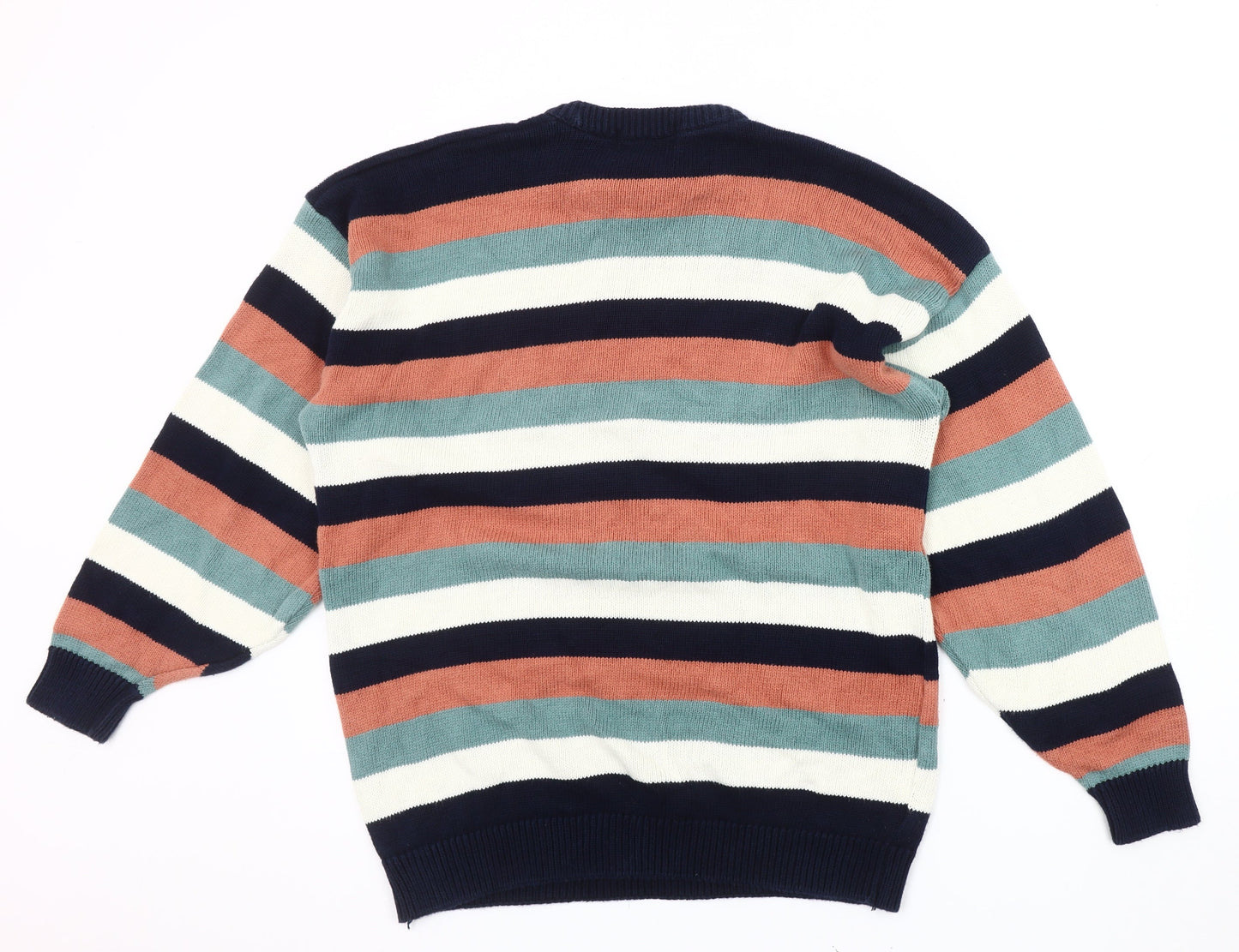 Country Trader Men's XL Multicoloured Striped Pullover