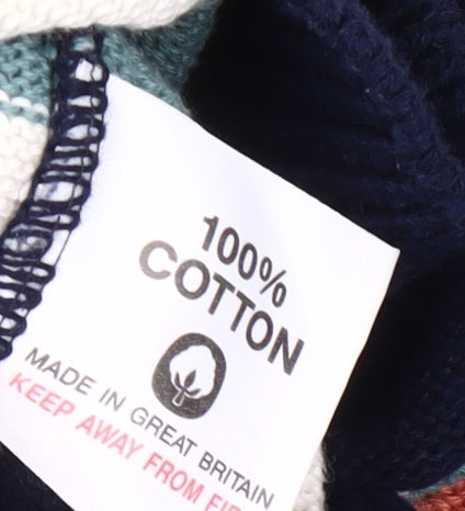 Country Trader Men's XL Multicoloured Striped Pullover