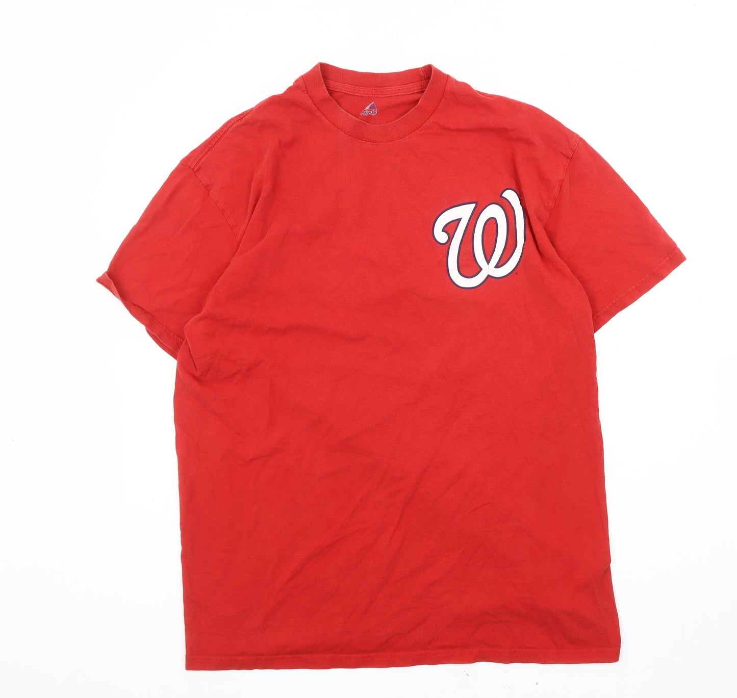 Majestic Men's Red XL Sports T-Shirt