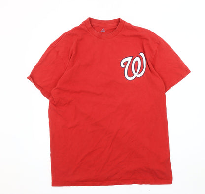 Majestic Men's Red XL Sports T-Shirt