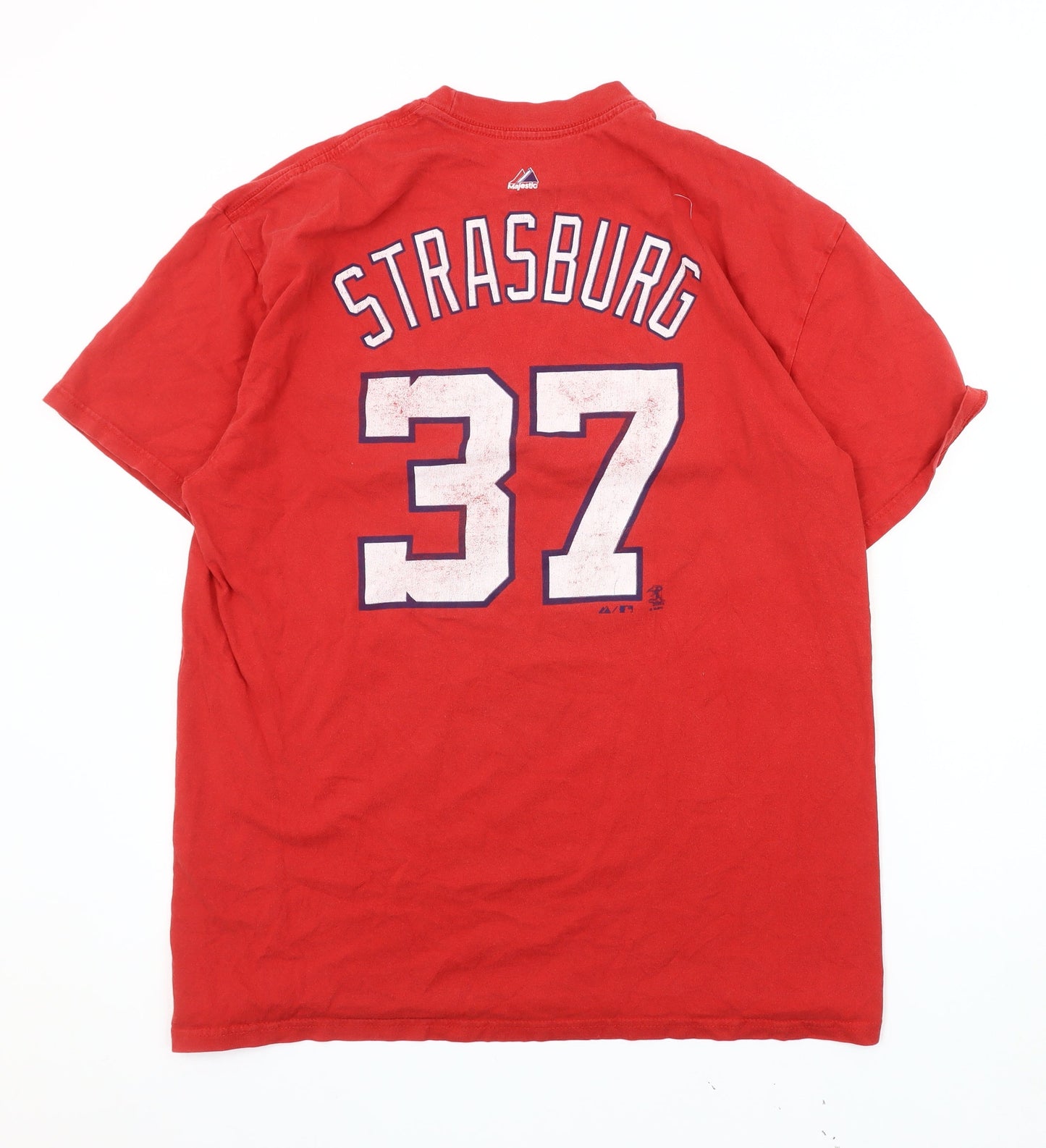 Majestic Men's Red XL Sports T-Shirt