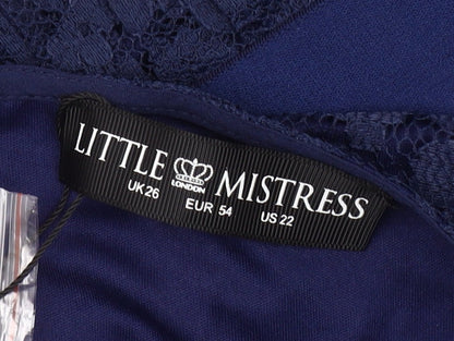 Little Mistress Women’s Multicoloured Lace Dress Size 26